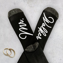 Load image into Gallery viewer, Wedding Socks, Novelty Socks, Groom Gift, Personalized Wedding Gift,
