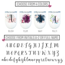 Load image into Gallery viewer, Personalized Wine Tumbler, Custom Wine Glass, Best Friend Gifts, 21st Birthday Gift for Her,