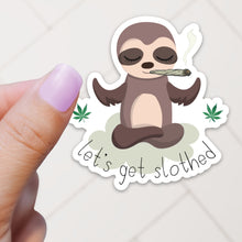 Load image into Gallery viewer, Sloth, Laptop Stickers, Stoner Gifts, Best Friend Birthday Gifts