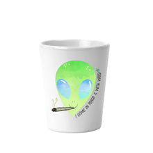 Load image into Gallery viewer, Alien, Shot Glasses, Stoner Gifts, 21st Birthday Gift, Best Friend Birthday Gifts,