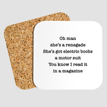 Load image into Gallery viewer, Mistaken Lyrics, Personalized Coasters, Song Lyrics, Best Friend Birthday Gifts,