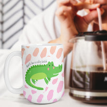 Load image into Gallery viewer, Salty Bitch, Crocodile, Personalized Coffee Mug, Quotes About Life, Funny Mugs, Best Friend Birthday Gifts,