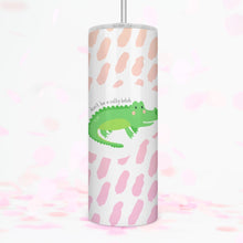 Load image into Gallery viewer, Crocodile, Tumbler with Straw, Funny Mugs, Quotes About Life, Best Friend Birthday Gifts,