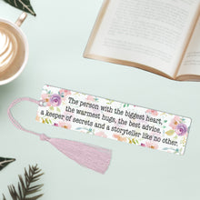 Load image into Gallery viewer, Custom Bookmark, Gift for Book Lover, Personalized Gifts for Women, Grandma Gift, Mothers Day Gift,