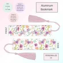 Load image into Gallery viewer, Custom Bookmark, Gift for Book Lover, Personalized Gifts for Women, Mothers Day Gift,