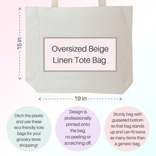 Load image into Gallery viewer, Cute Tote Bag, Reusable Grocery Bag, Eco Friendly Gifts, Mothers Day Gift, Best Friend Gifts,