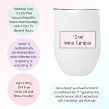 Load image into Gallery viewer, Cactus, Custom Wine Tumbler, Succulents, Best Friend Birthday Gifts,