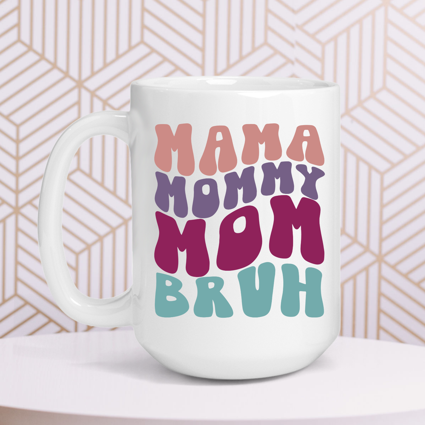 MAMA MOMMY MOM BRUH | CAMPFIRE COFFEE MUG