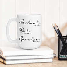 Load image into Gallery viewer, Husband Dad Grandpa Mug
