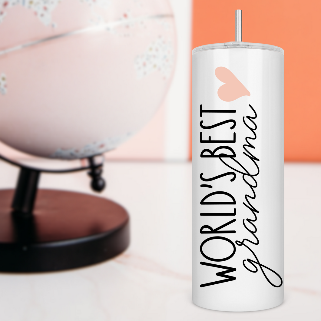 World's Best Grandma Skinny Tumbler