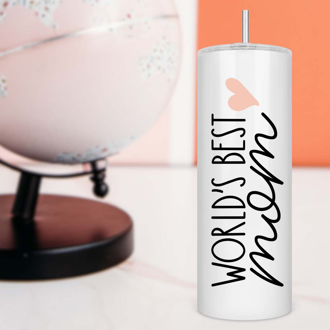 World's Best Mom Skinny Tumbler