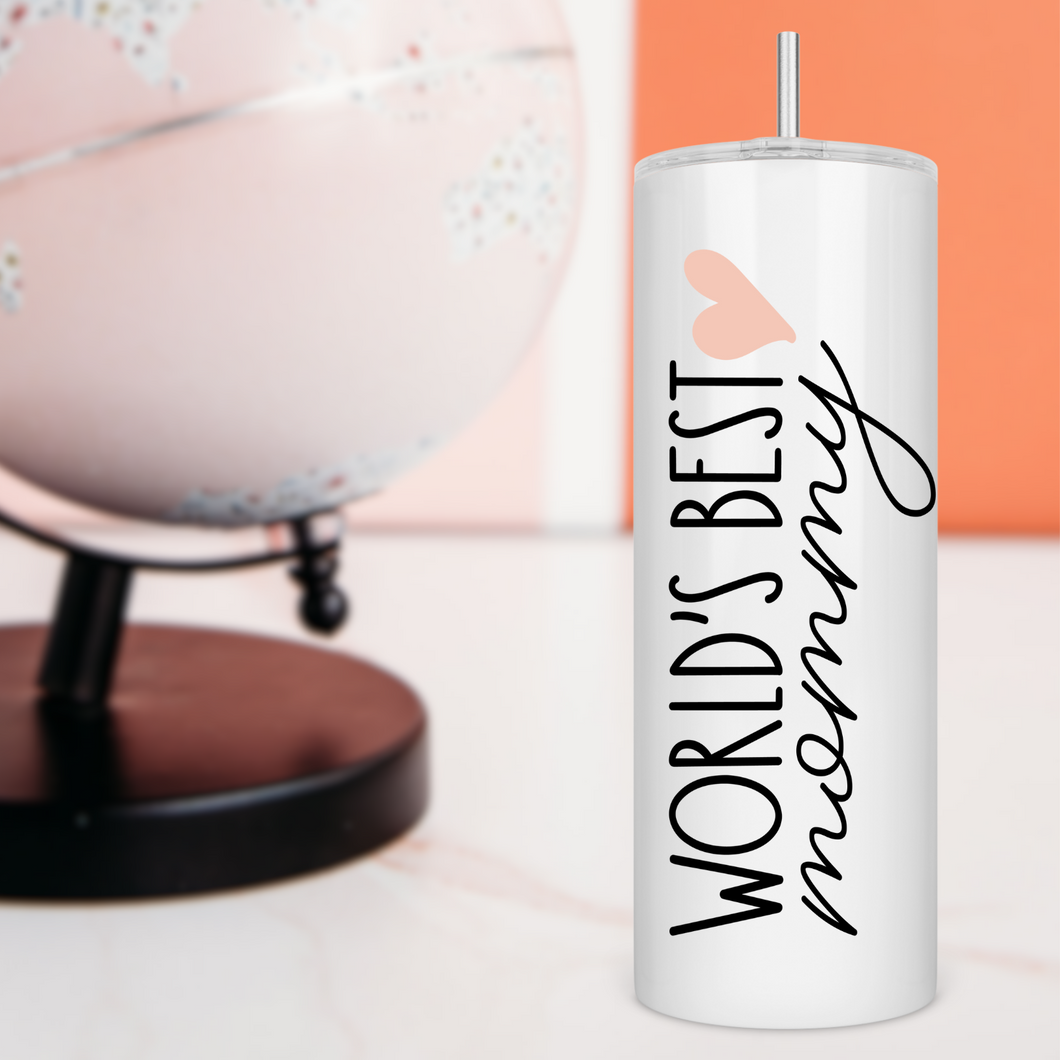 World's Best Mommy Skinny Tumbler