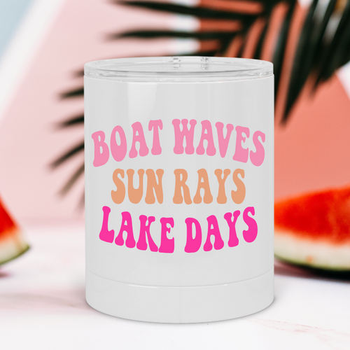 Lake Days Lowball Tumbler - A+A Custom Crafts