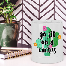 Load image into Gallery viewer, Don&#39;t Fucking Touch Me Cactus Lowball Tumbler - A+A Custom Crafts
