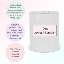 Load image into Gallery viewer, Best Aunt Ever Lowball Tumbler - A+A Custom Crafts
