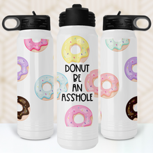 Load image into Gallery viewer, Eat Me Donut Water Bottle - A+A Custom Crafts
