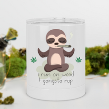 Load image into Gallery viewer, Bitch Don&#39;t Kill My Vibe Stoner Sloth Lowball Tumbler - A+A Custom Crafts
