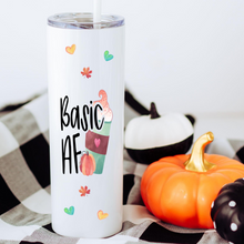 Load image into Gallery viewer, Tis the Season to be Basic Skinny Tumbler
