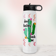 Load image into Gallery viewer, Go Succ on a Cactus Water Bottle - A+A Custom Crafts
