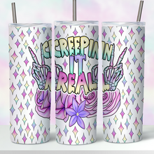 Load image into Gallery viewer, Creepin it Real Skinny Tumbler - A+A Custom Crafts
