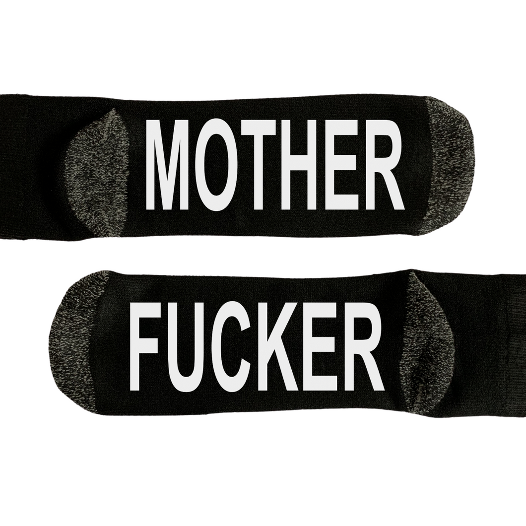 Mother Fucker Novelty Socks - A+A Custom Crafts