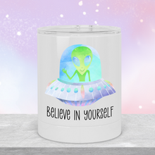 Load image into Gallery viewer, You Are Not Alone Alien Lowball Tumbler - A+A Custom Crafts
