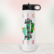 Load image into Gallery viewer, You Succ Cactus Water Bottle - A+A Custom Crafts
