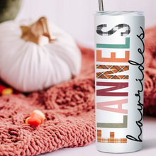 Load image into Gallery viewer, Fall Stuff Skinny Tumbler - A+A Custom Crafts
