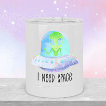 Load image into Gallery viewer, Believe in Yourself Alien Lowball Tumbler - A+A Custom Crafts
