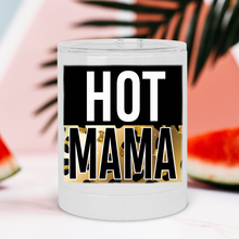 Load image into Gallery viewer, Hot Mama Leopard Print Lowball Tumbler - A+A Custom Crafts
