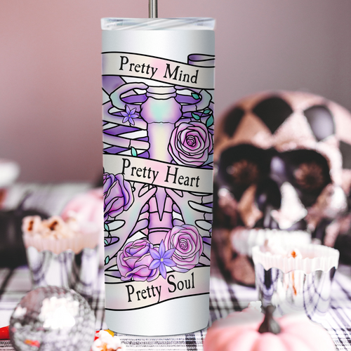 Pretty Soul Skinny Tumbler - A+A Custom Crafts