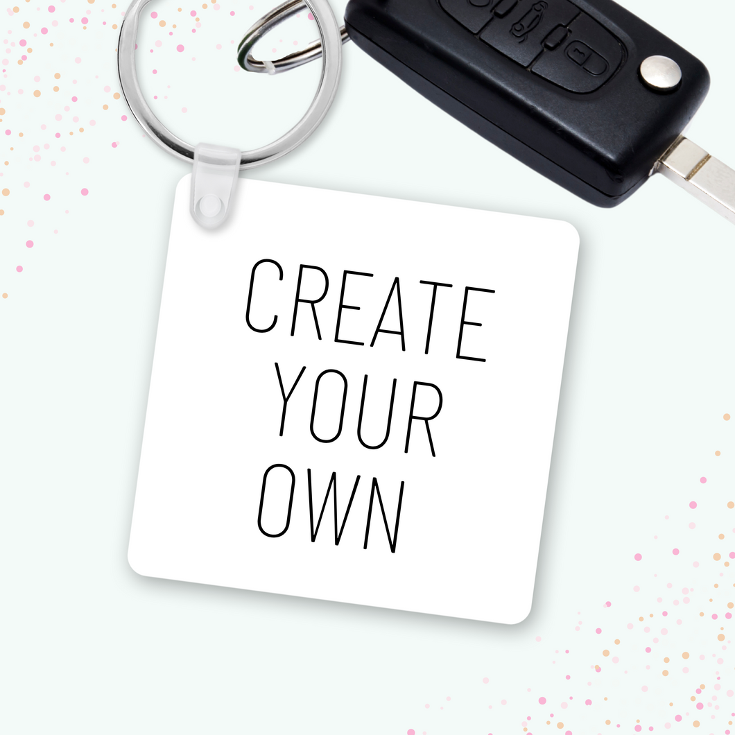 Create Your Own Keychain - A+A Custom Crafts