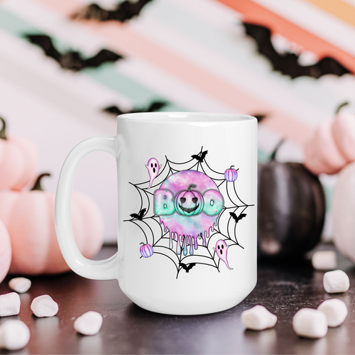 Boo Coffee Mug - A+A Custom Crafts