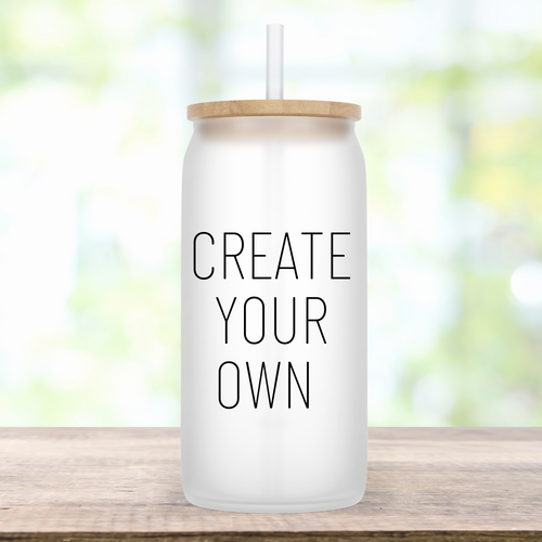 Create Your Own Glass Jar Tumbler - A+A Custom Crafts