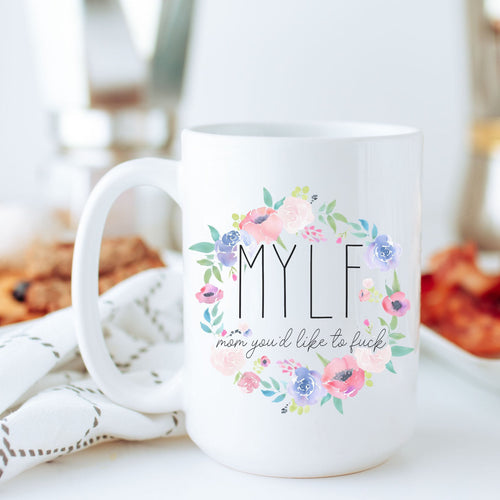 MYLF, MILF, Funny Mugs, Mothers Day Gift, New Mom Gift, Mom Birthday Gift, Best Friend Gifts,