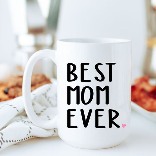 Best Mom Ever, Personalized Coffee Mug, Christmas Gifts for Her, Stocking Stuffers for Women,
