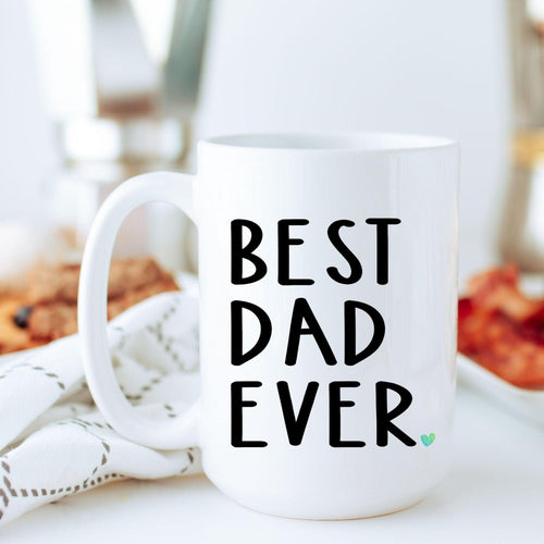 Best Dad Ever, Coffee Mug, Personalized Coffee Mug, First Fathers Day Gift, New Dad Gift, Gift for Husband, Christmas Gift, Stocking Stuffer
