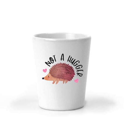Not a Hugger, Hedgehog, Shot Glasses, 21st Birthday Gift for Her, Best Friend Gift,