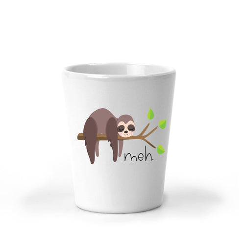 Meh, Nope, Fuck It, Sloth, Sloth Gifts, Shot Glasses, Funny Gifts, Best Friend Gift, Coworker Christmas Gift, Stocking Stuffer, Secret Santa