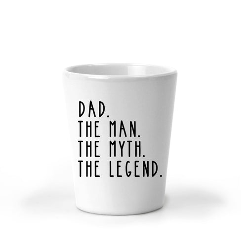 Man Myth Legend, Personalized Gifts, Shot Glasses, First Fathers Day Gift, New Dad Gift, Christmas Gift, Stocking Stuffer