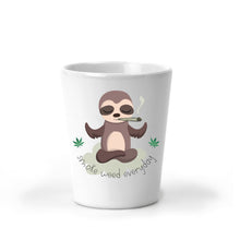 Load image into Gallery viewer, Weed, Marijuana, Shot Glasses, Sloth Gifts, Stoner Gifts, Weed Accessories, Best Friend Gift, Christmas Gift, Stocking Stuffer, Secret Santa
