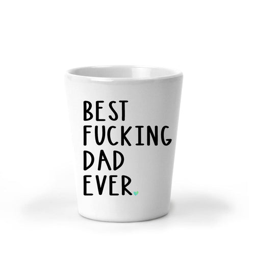 Best Dad Ever, Personalized Shot Glass, Shot Glasses, Gift for Dad, Gift for Brother, Gift for Uncle, Christmas Gift, Stocking Stuffer