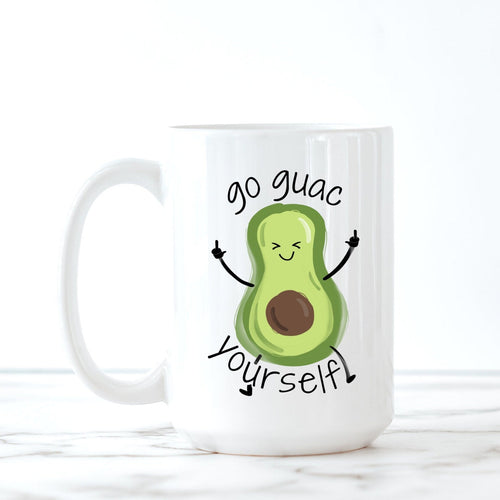 Avocado, Middle Finger, Personalized Coffee Mug, Funny Mugs, Best Friend Birthday Gifts,
