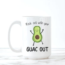 Load image into Gallery viewer, Avocado, Middle Finger, Personalized Coffee Mug, Funny Mugs, Best Friend Birthday Gifts,
