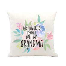 Load image into Gallery viewer, Personalized Pillow Cases, Throw Pillows, Christmas Gifts, Grandma Gift,
