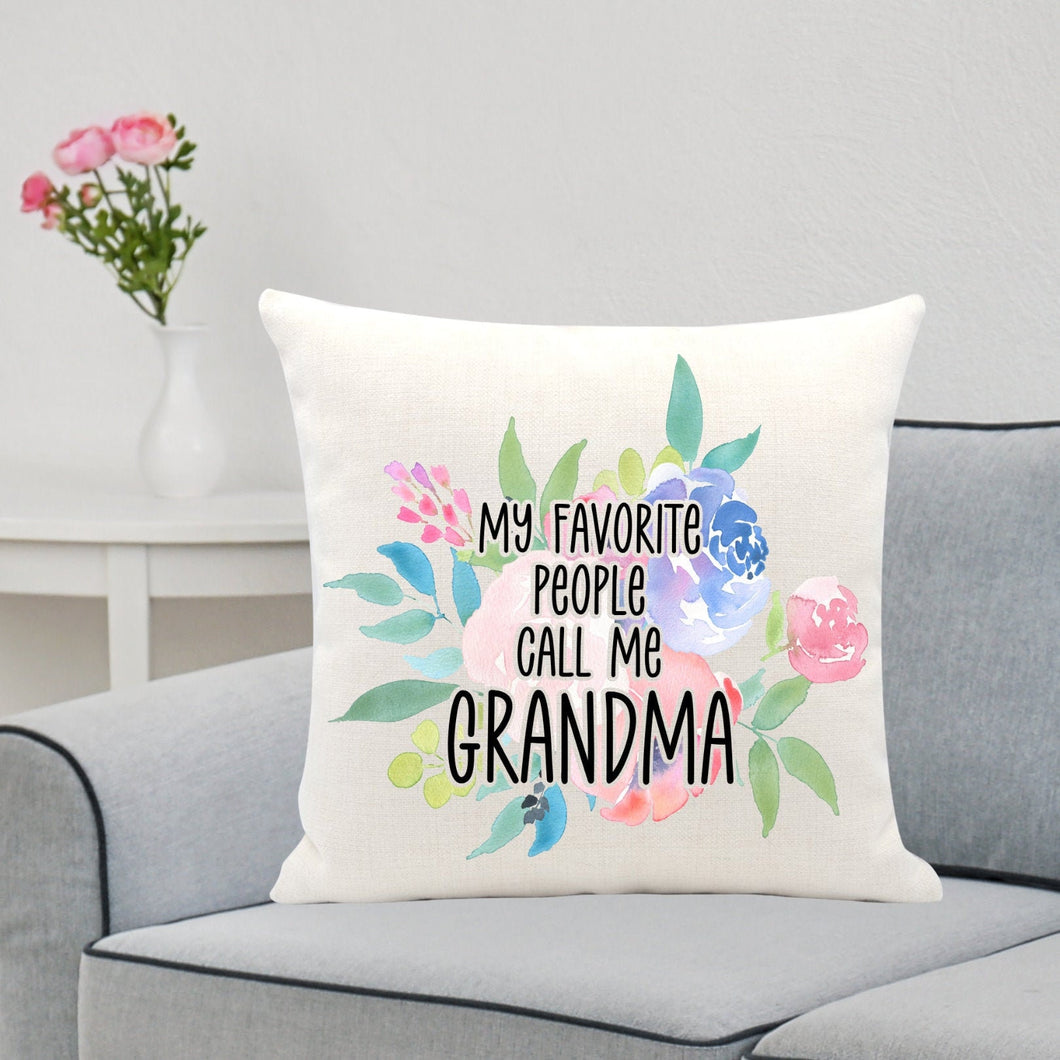 Personalized Pillow Cases, Throw Pillows, Christmas Gifts, Grandma Gift,