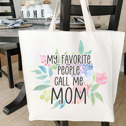 Tote Bag Personalized, Shopping Bag, Christmas Gift, Mom Gift,