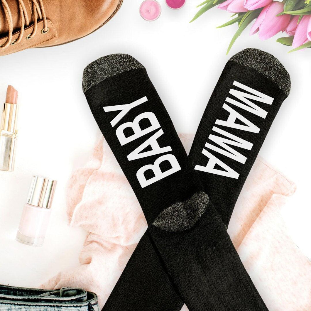 Personalized Socks, Funny Socks, MILF, Funny Gifts, Mom Gift,