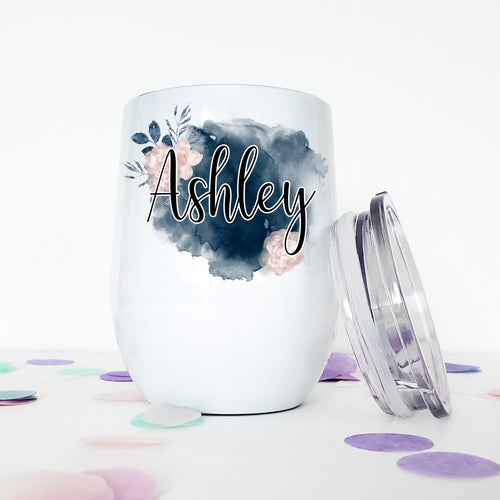 Personalized Wine Tumbler, Custom Wine Glass, Best Friend Gifts, 21st Birthday Gift for Her,