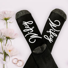 Load image into Gallery viewer, Bride Socks, Wedding Socks, Bride Gift, Unique Bridal Shower Gifts, Engagement Gifts,
